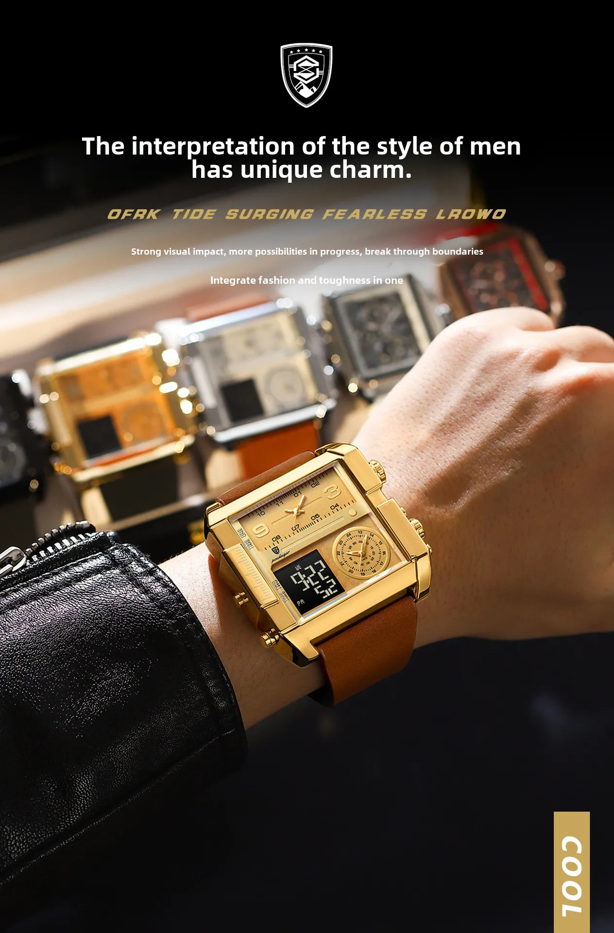 Reloj electronico suizo de cuarzo