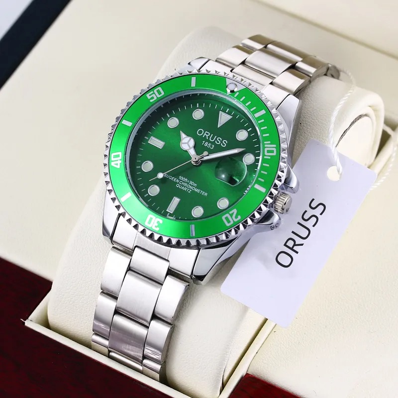 Automático No-Reloj Mecánico Luminoso impermeable