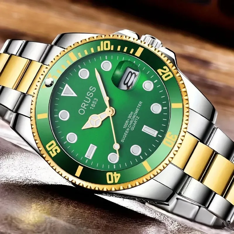 Automático No-Reloj Mecánico Luminoso impermeable