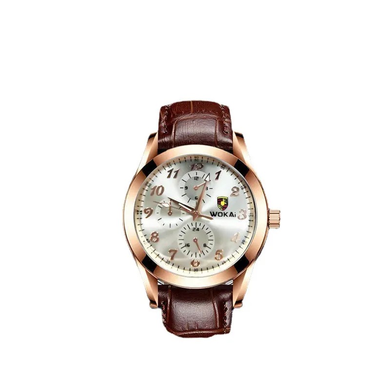 Reloj De Cuarzo Para Hombres De Negocios WOKAI