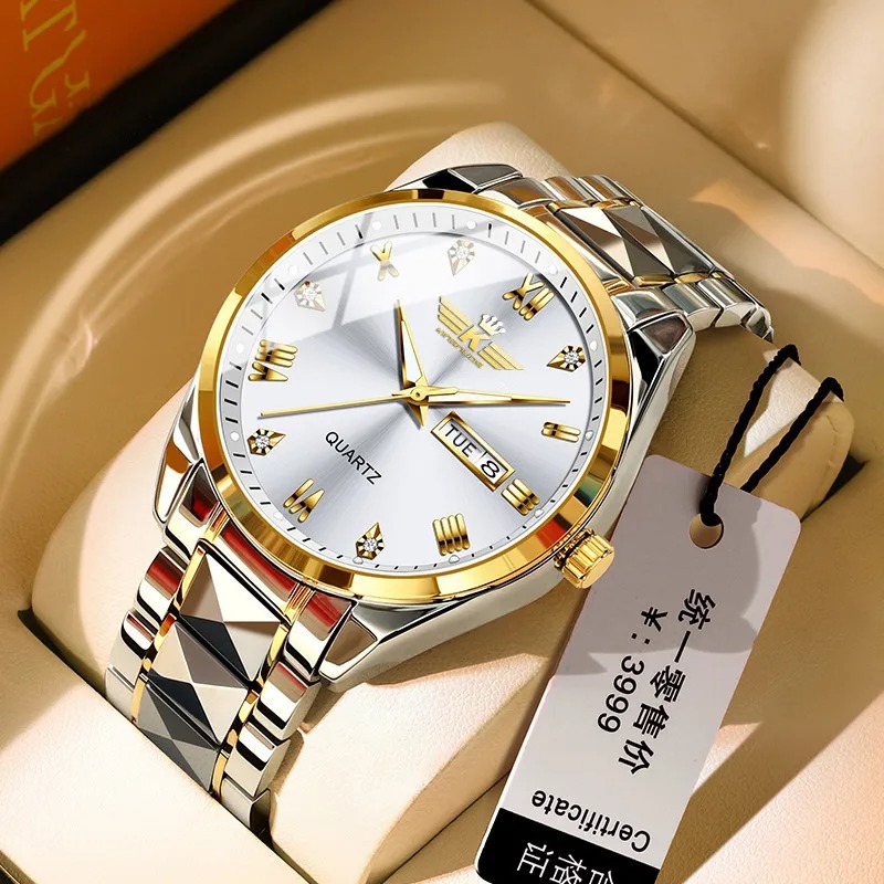 Reloj Calendario Bilingüe No mecanico