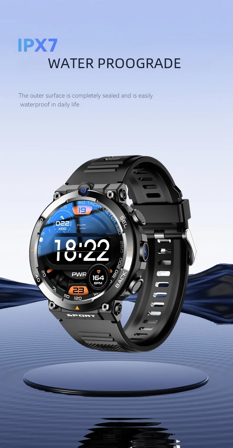 Reloj Intelig NFC Linterna Smartwatch - 2 unidades minimo venta