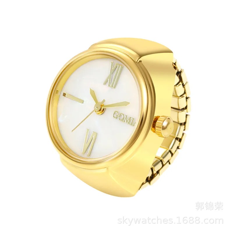 Reloj de anillo cuarzo unisex