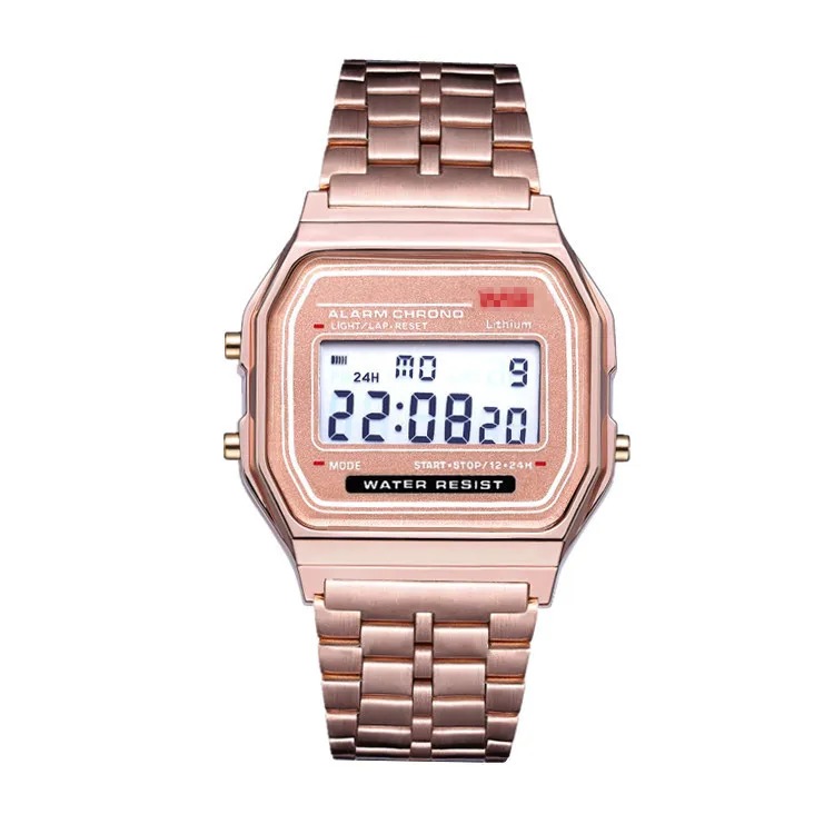 Reloj Electrónico Multifunción correa acero