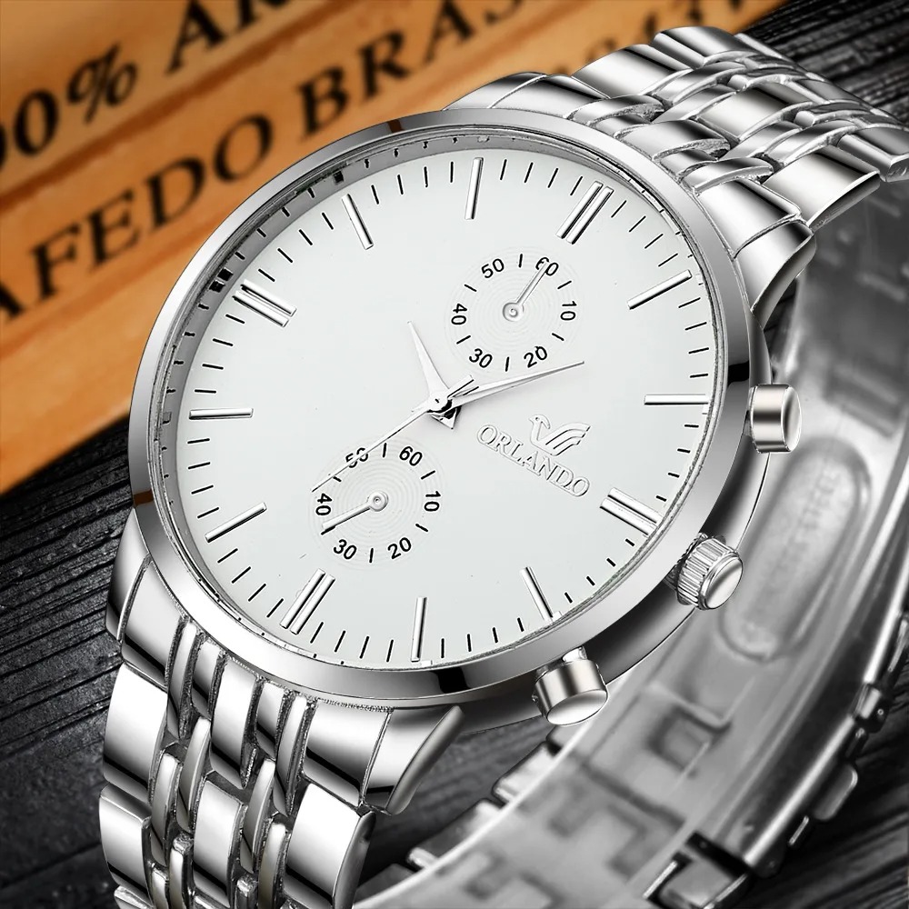 Reloj hombre acero inoxidable cuarzo