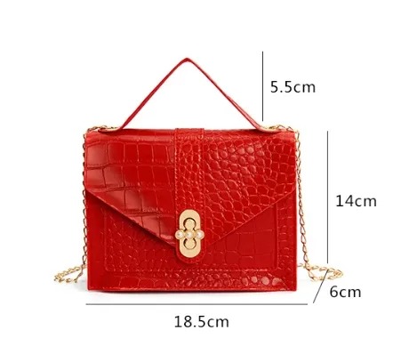 Bolso cuadrado pequeño combina con todo