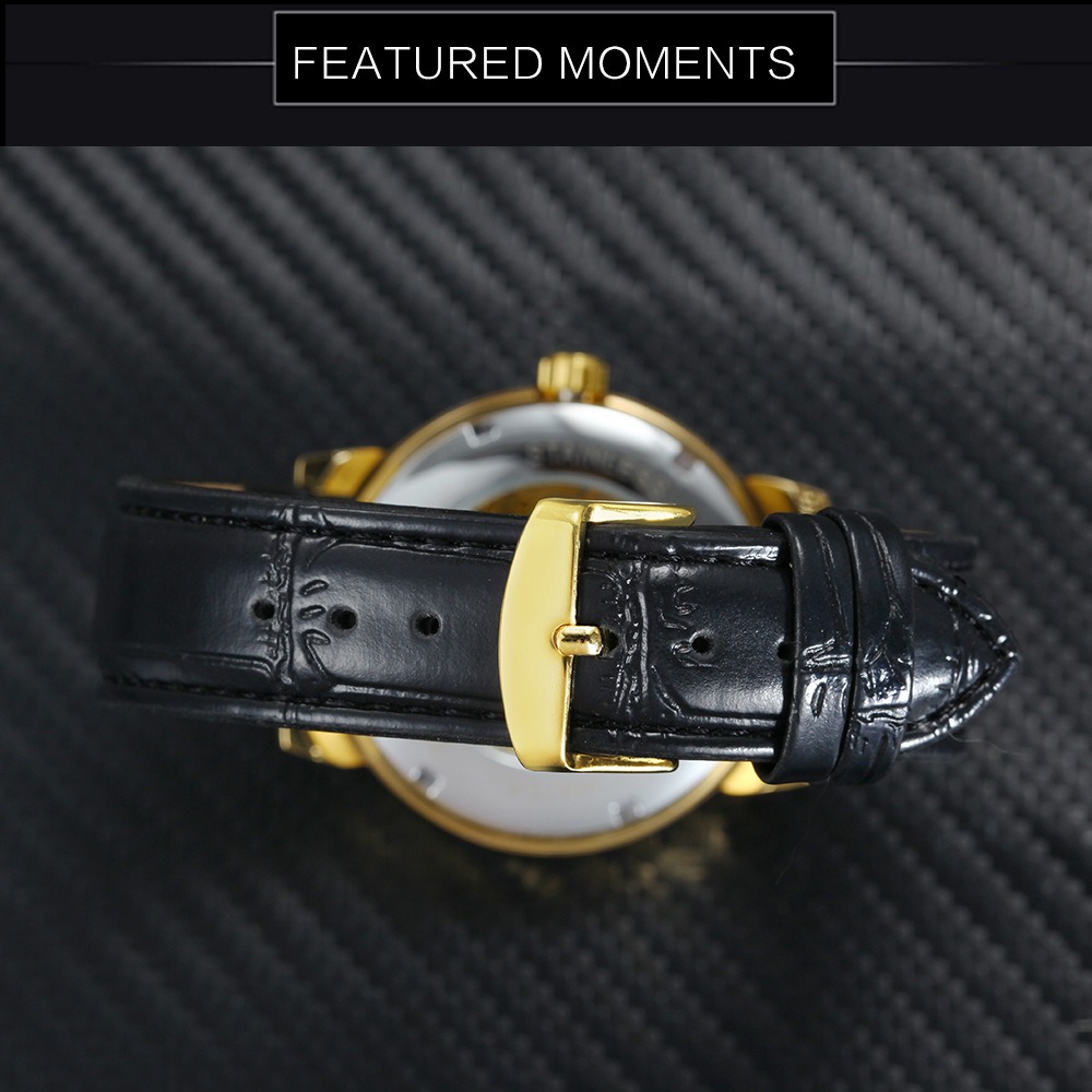 Reloj hombre retro mecanico hebilla