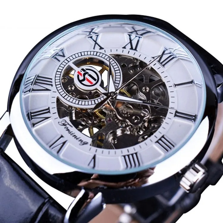 Reloj hombre retro mecanico hebilla