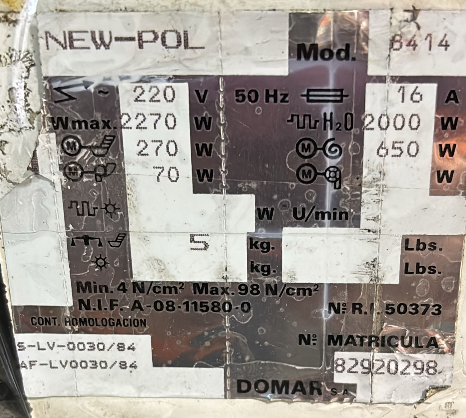 PLACA ELECTRONICA NEW POL